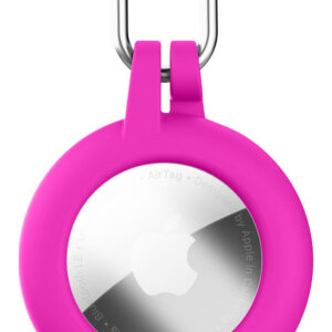 CellularLine Soft Shell Custodia in Silicone per AirTag Rosa 3 2 91