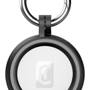 CellularLine Custodia Rigida Hard Shell con Moschettone per AirTag/Tracy Tag 3 2 95