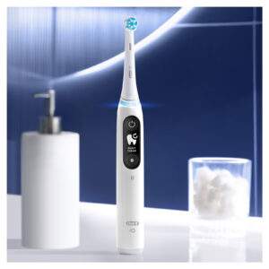 Oral-B iO 6 Spazzolino Elettrico Ricaricabile Bianco con Custodia Viaggio 4 3 362