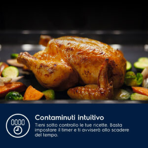 Electrolux LOC5H40X2 Forno Elettrico Multifunzione 72L Inox AquaClean 4 3 402