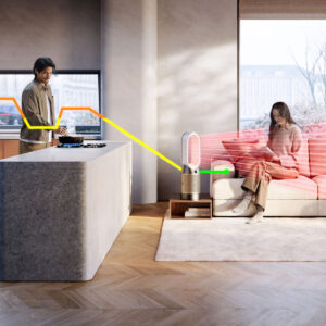 Dyson Purifier Hot+Cool HP2 De-Nox Purificatore Termoventilatore Oro/Bianco 4 3 785