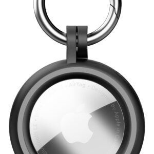 CellularLine Custodia Rigida Hard Shell con Moschettone per AirTag/Tracy Tag 4 3 82