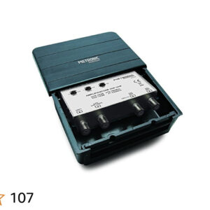 Amplificatore TV Metronic DVB-T2 con Filtro LTE 2 IN/2 OUT