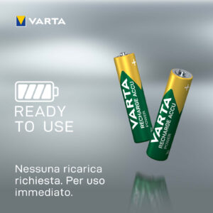 Varta Recharge Accu Power AAA 1000 mAh Blister 2 Batterie Ricaricabili 5 4 117