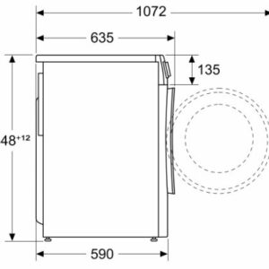 Bosch WNG25440IT Lavasciuga Libera Installazione 6 kg 1400 Giri Bianco 8 6 278
