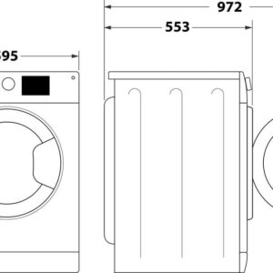 Indesit MTWC 71296 W IT Lavatrice Libera Installazione 7 Kg Bianca 8 7 4