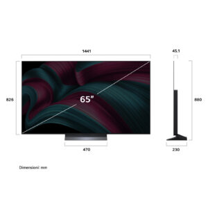 Tv Oled 65" Lg Oled65C55La Evo 4K Smart Tv Dolby Vision Nero 8 7 438