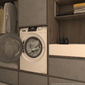 Haier HWD100-BP16929A Lavasciuga Libera Installazione 10kg/6kg Bianco 9 7 6