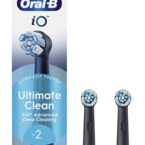 Oral-B iO Series Ultimate Clean Nere Testine Ricambio Spazzolino Elettrico 2 Pezzi 9 8 346