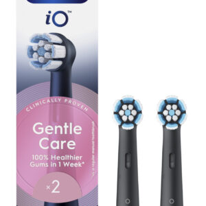 Oral-B iO Series Gentle Care Testine Ricambio Nere per Gengive Sensibili 2 Pezzi 9 8 347