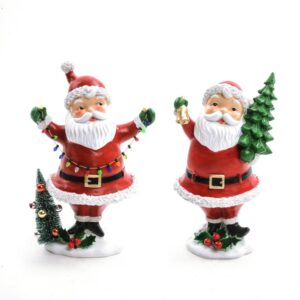 Babbo Natale in resina 11X9Xh.20 cm design assortiti - Mercury 82107MEY