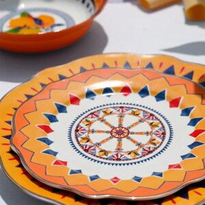 Baci Milano DOLCE VITA desset plate WHEEL