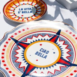 Baci Milano DOLCE VITA plate CIAO BELLA