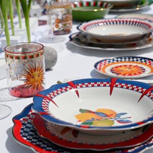 Baci Milano DOLCE VITA soup plate LEMONS 1