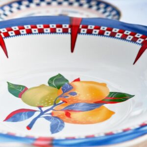 Baci Milano DOLCE VITA soup plate LEMONS 2