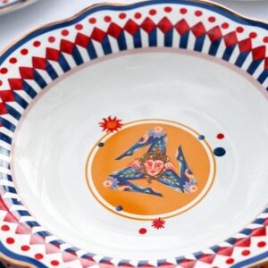 Baci Milano DOLCE VITA soup plate TRINACRIA 2