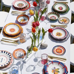 Piatto da Portata Ovale 30 cm Baci Milano Dolce Vita OVA1.DOL01 3 DOLCE VITA table mix d BACI MILANO
