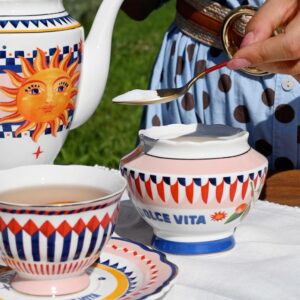 DOLCE VITA teapot 6 Baci Milano