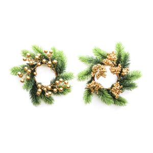 Girocandela natalizio Ø20Xh.7 cm design assortiti - Mercury 50038MEY