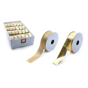 Nastro oro in tessuto 270X2.5 cm design assortiti  - Mercury 70944MEY