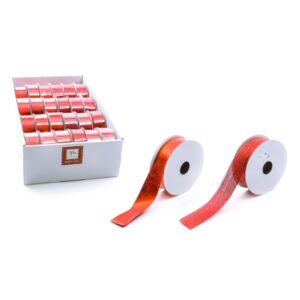 Nastro rosso in tessuto 270X2.5 cm design assortiti  - Mercury 70906MEY