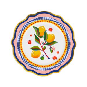 Piatto Piano Limoni Ø 27 cm Baci Milano Dolce Vita PLA1.DOL02