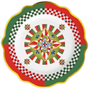 Piatto Piano Geometrie Ø 27 cm Baci Milano Dolce Vita PLA1.DOL06