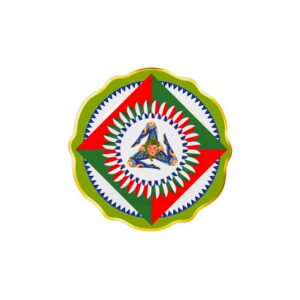 Piatto Frutta Trinacria Ø 21,5 cm Baci Milano Dolce Vita PLA3.DOL05