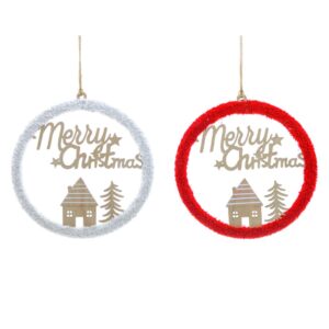 Pendente in legno 30X32 cm colori assortiti - Mercury 64547MEY