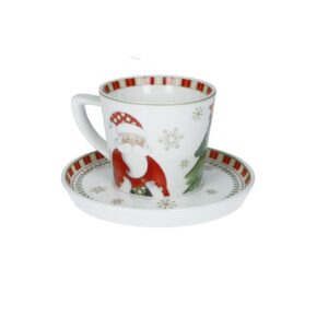 Set 2 Tazzine Caffe Racconti New Bone China Brandani 848022