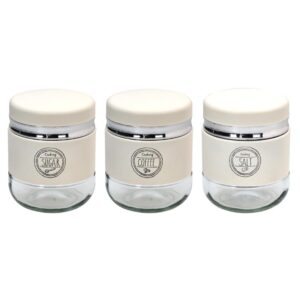 Set 3 Barattoli 330cc Sale Caffè e Zucchero Dolce Casa Bristol Tognana DE584036137
