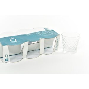 Set 6 Bicchieri Acqua 280ML in Vetro Mercury 67473MEY