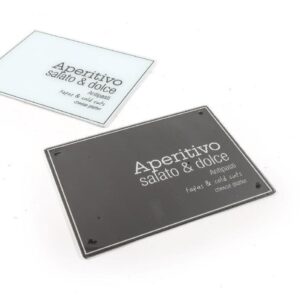 Tagliere in Vetro Temperato 40x30 Cm Decoro CASUALE Mercury 06742MEY