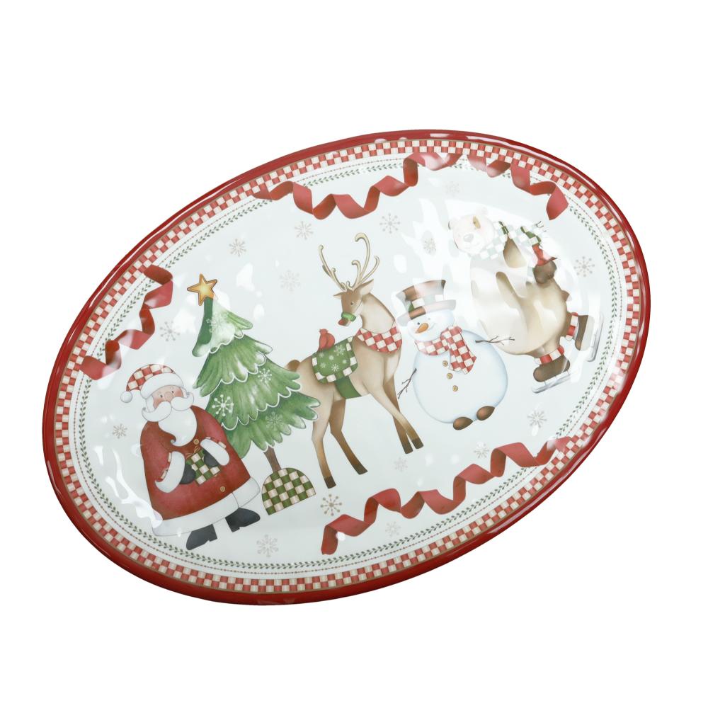 Vassoio Ovale Racconti Melamina 50,5x35,5Cm Brandani 84790