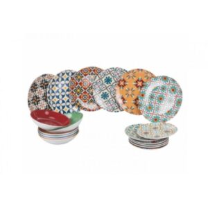 Villa D'Este Set Tavola 18Pz Valladolid Porcellana 5901288