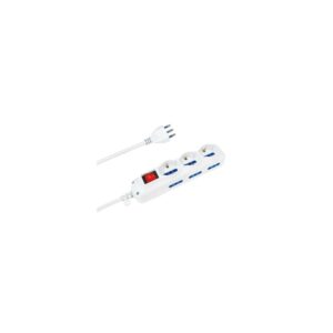 Nova Line Multipresa 9 Posti (3 Schuko, 6 Bivalente) 16A