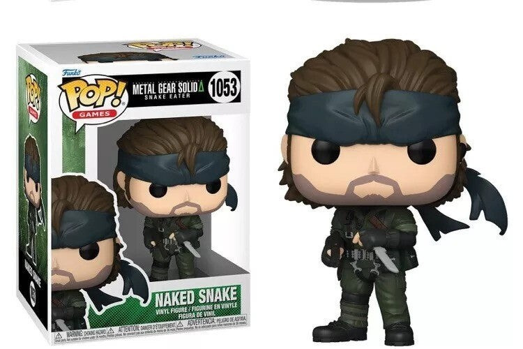 Funko Pop! Games Metal Gear Solid Naked Snake Bobble Head 1 0 229