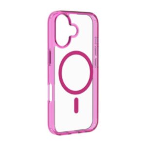 Cellularline Iconic Mag Cover Rosa e Trasparente per iPhone 17
