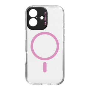 Custodia Rosa Trasparente MagSafe per iPhone 17 Sbs