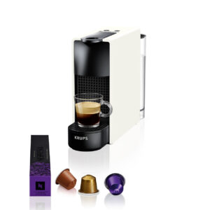 Macchina Caffè Capsule Krups Nespresso Essenza Mini XN1101 Bianco 19 Bar
