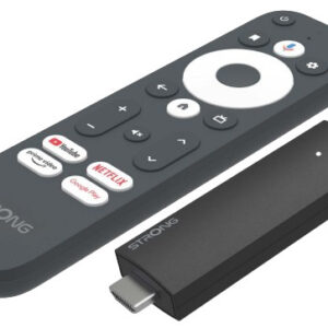 TV Stick Strong LEAP-UNA 2K Ultra HD Android 11 con Google Assistant Nero
