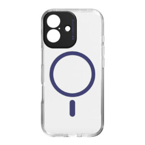 Sbs Cover Compatibile MagSafe per iPhone 17 Blu Trasparente
