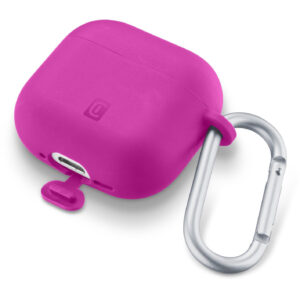 Cellularline Bounce Custodia per AirPods Pro 3 Silicone Rosa