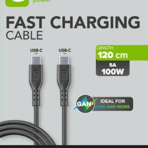 Cellularline Cavo USB-C 5A 100W 120cm Nero