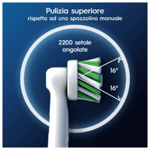 Testine di Ricambio Oral-B CrossAction Pro, 5 Pezzi per Spazzolino Elettrico 1 3 119
