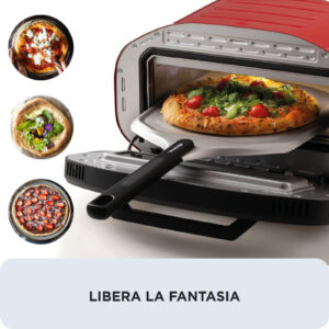 Ariete Da Gennaro 3901 Forno Pizza 2200W 430°C Pietra Refrattaria Rosso 4 3 63