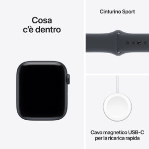 Apple Watch SE 3 GPS + Cellular 44mm Alluminio Mezzanotte 9 7 16