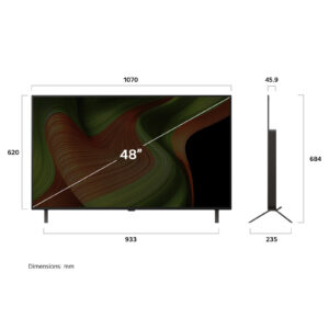 LG TV OLED 48" OLED48B56LA 4K Dolby Vision HDMI 2.1 VRR G-Sync Smart TV 10 8 32