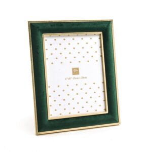 Cornice portafoto 15X20 cm in polistirene e velluto 21X2Xh.26 cm  - Mercury 81452MEY