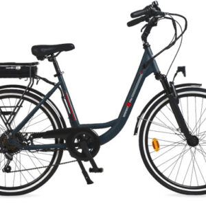 Smartway C4D4SCG E-Bike City Nero Grigio Acciaio 26"